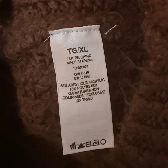 Garage Chocolate Brown Half-Zip Sweater - Picture 4 of 4